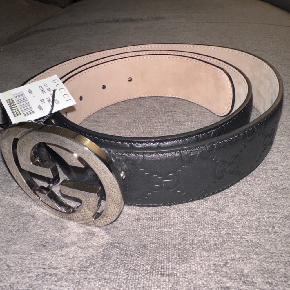 Gucci Signature Leather Belt - Picture 4 of 5